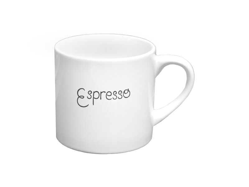 B-Present ספל קרמיקה לבן לאספרסו עם הדפסה אישית 177 מ"ל