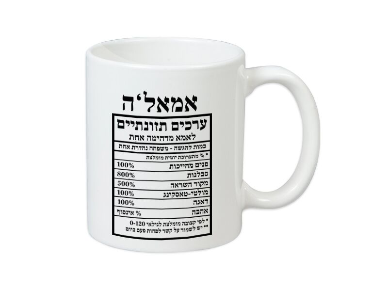 B-Present ספל אמאל'ה b-present