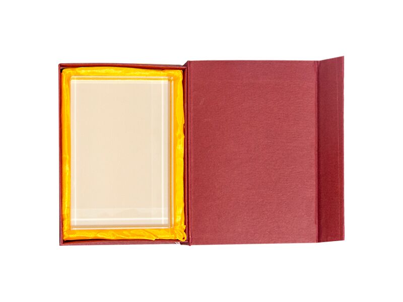 B-Present קופסת תצוגה קריסטל פינות ישרות