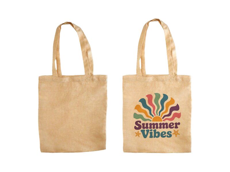 B-Present תיק ספר קנבס קינמון להדפסה אישית ומיתוג